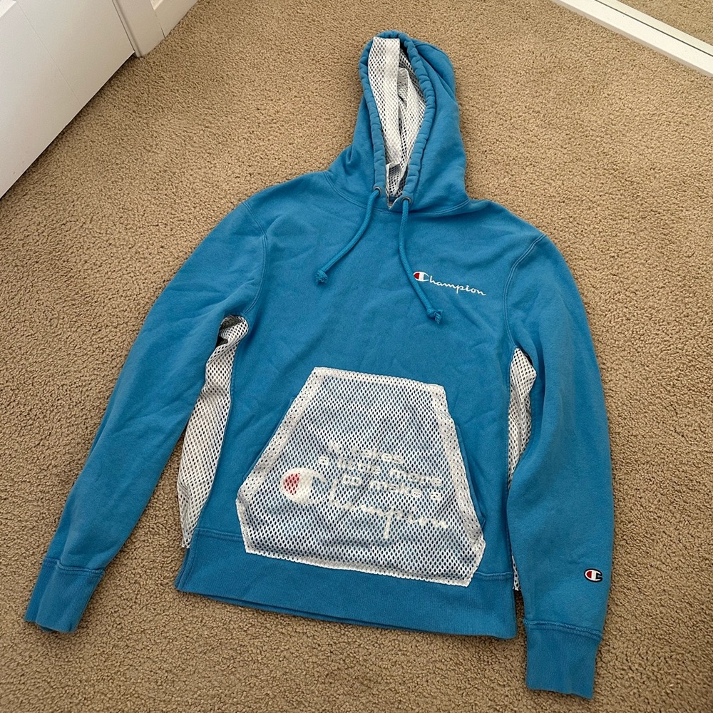 Champion Life blue RW Shift Pullover Hoodie